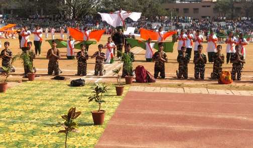 Bagged 1st place in R.N Shetty Stadium on Republic Day